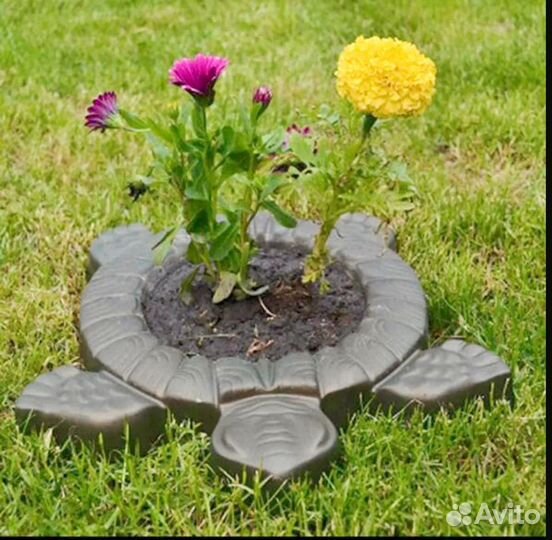 Черепаха мини клумба