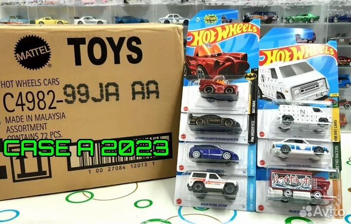 Оригинальная Коробка Hot Wheels 72 Cars A Case 23