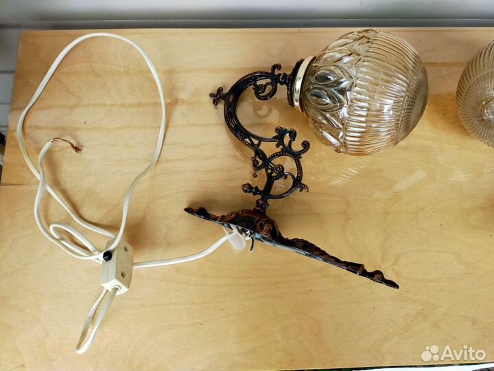 Настенный светильник бра бронза