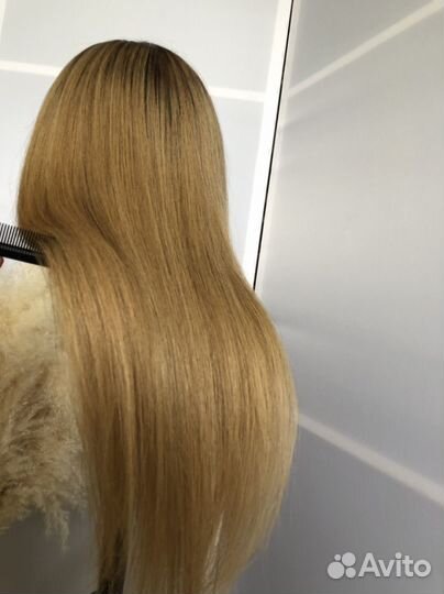 Голова манекен натуральные волосы