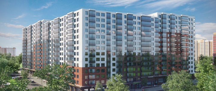 Квартира-студия, 28,9 м², 14/14 эт.