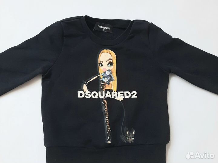 Детский Свитшот dsquared2 черный 98