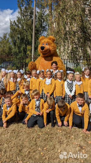 Ростовая кукла большой Белый мишка