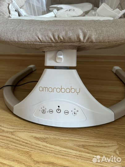 Электрокачели для новорожденных amarobaby