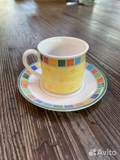 Чашка с блюдцем кофейная Villeroy&boch