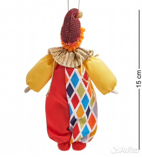 Кукла подвесная Рыжий клоун A2186720