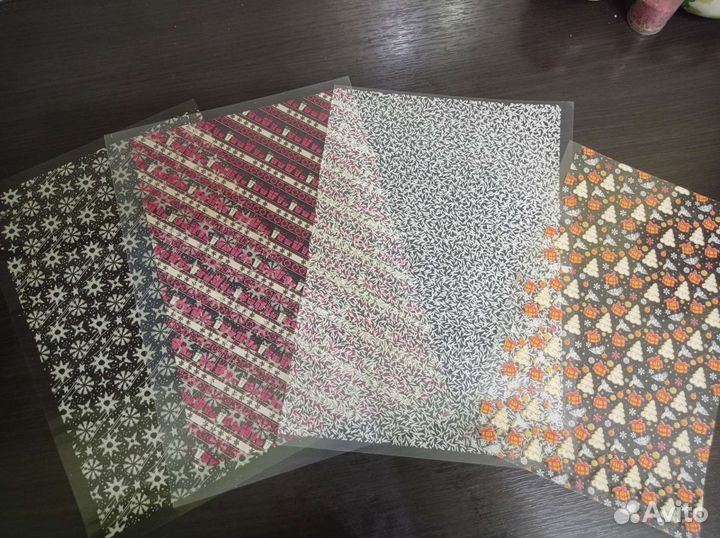 Переводной лист для шоколада. Декор для шоколада