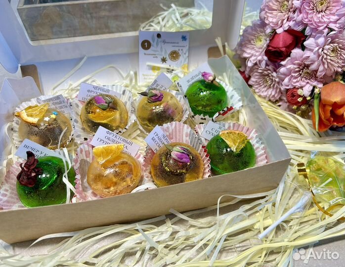 Бомбочки чайные/шоколадные/леденцы/вкусный подарок