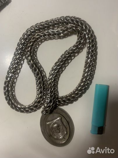 Уникальная цепь с кулоном Спаси и сохрани