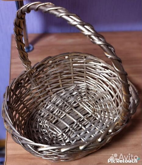 Корзина плетеная большая