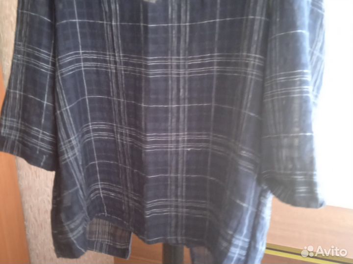 Женская льняная рубашка,блузка Kokomarina