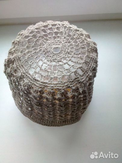 Шапочки ажурные,летние