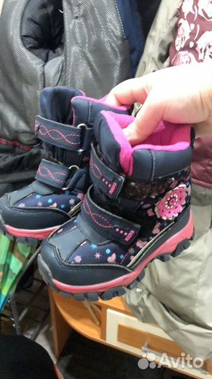 Ботинки зимние для девочки 24 размер