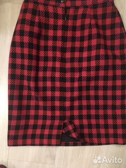 Юбка в клетку 46 Англия теплая