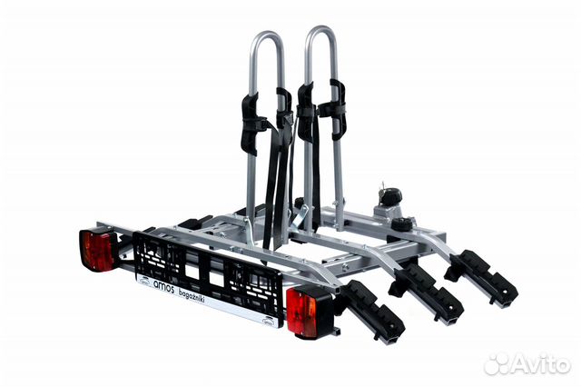Велокрепление на фаркоп amos titan 3 plus
