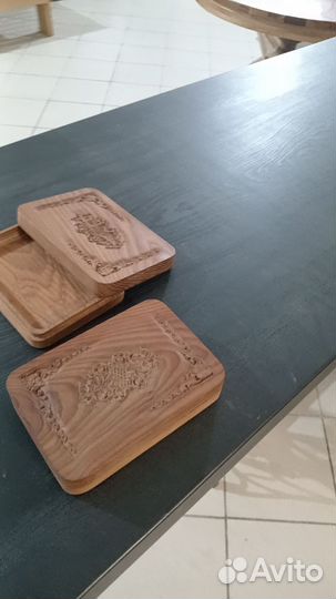 Шкатулка из дерева из термоясеня