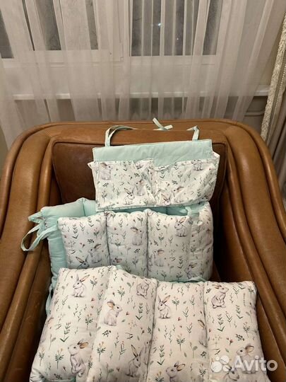 Бортики в детскую кроватку круглую