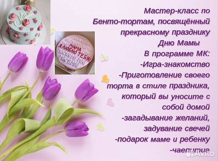 Мастер класс по Бенто тортам, Футболкам, Пряникам