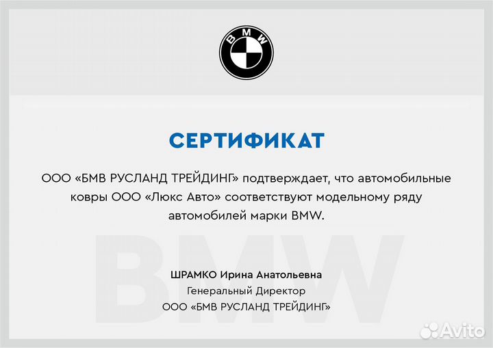 3D Коврики BMW X7 G07 Экокожа Салон Багажник