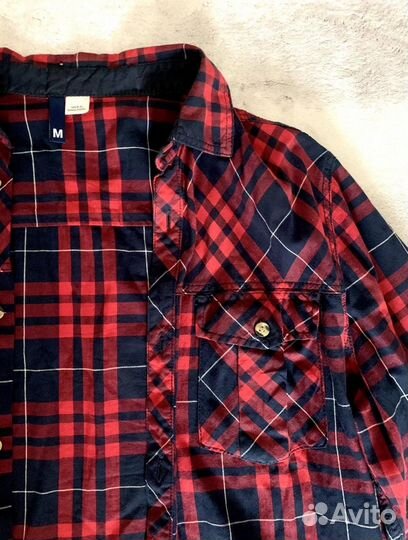 Рубашка в клетку hm