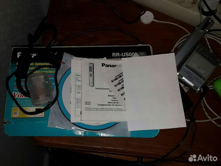 Диктофон Panasonic полный комплект 2003 год