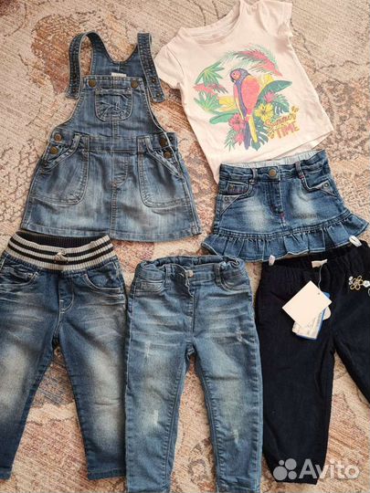 Вещи на девочку 74-80см