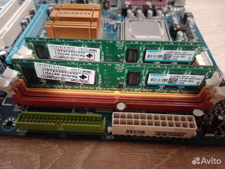 Оперативная память ddr2 4gb-2*2gb kingston 800Mhz