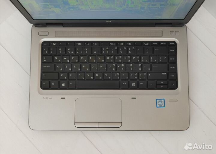 Тонкий мощный ноутбук Hp ProBook i5-6200U SSD 14