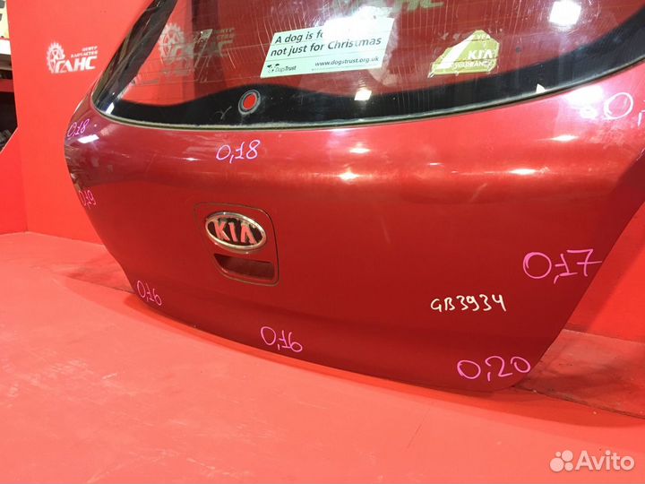 Дверь багажника Kia Proceed хетчбэк G4FA 1.4L 1396