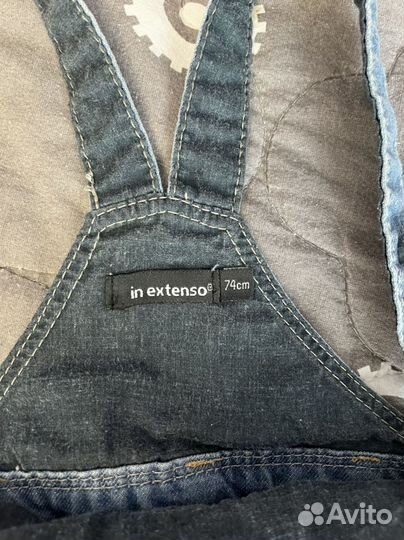 Джинсовый комбинезон