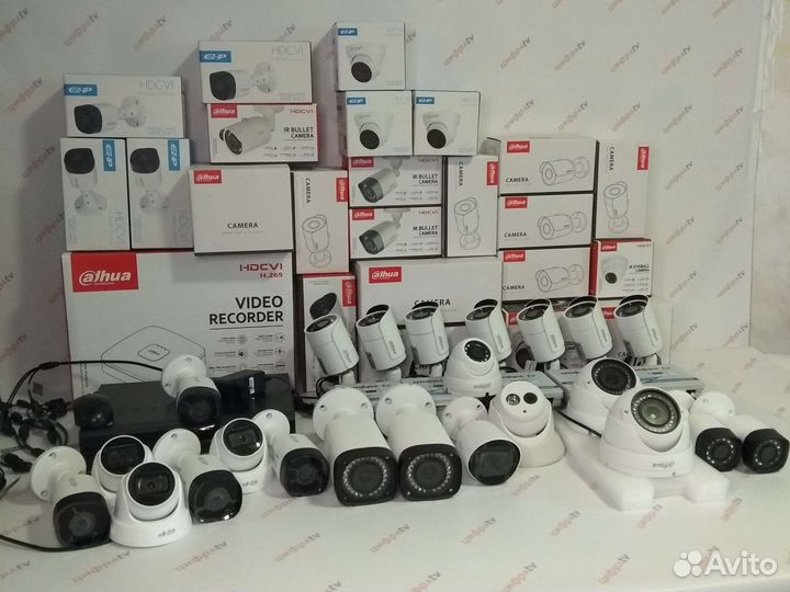 Видеонаблюдение 23 Камеры ipcvi с микрофоном