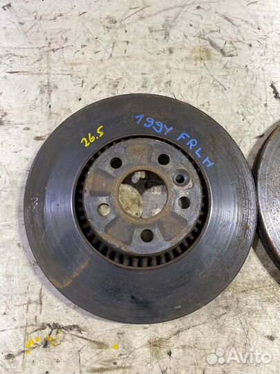 Тормозной диск передний Volvo S80 AS60 B5254T10