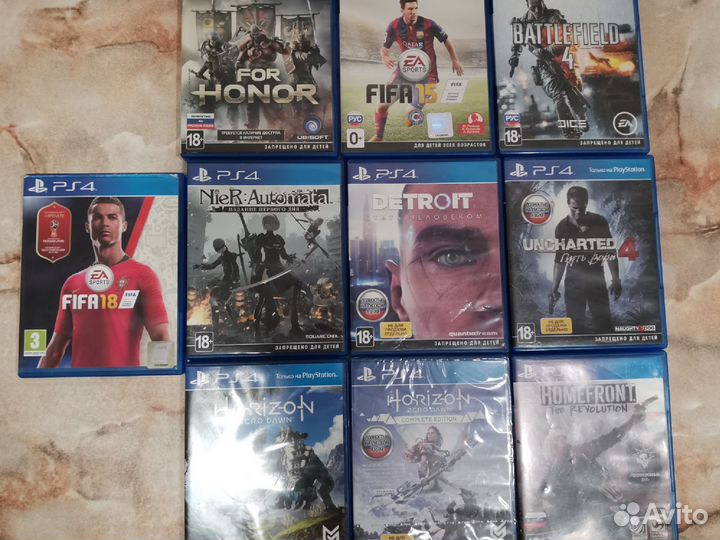 Диски на sony playstation 4