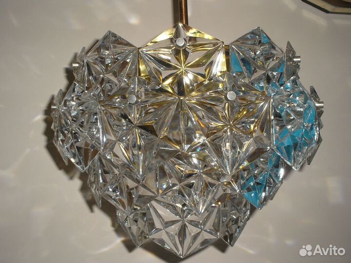 Люстра хрустальная чехословакия
