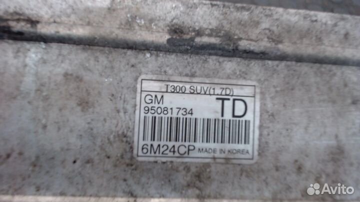 Радиатор интеркулера Opel Mokka, 2017