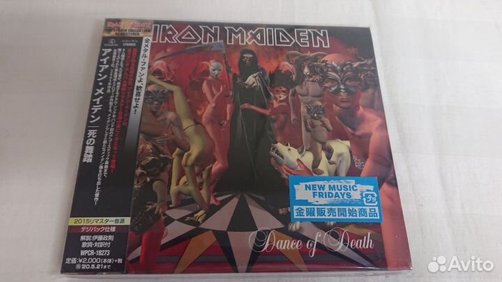 Iron maiden. japan CD. диск