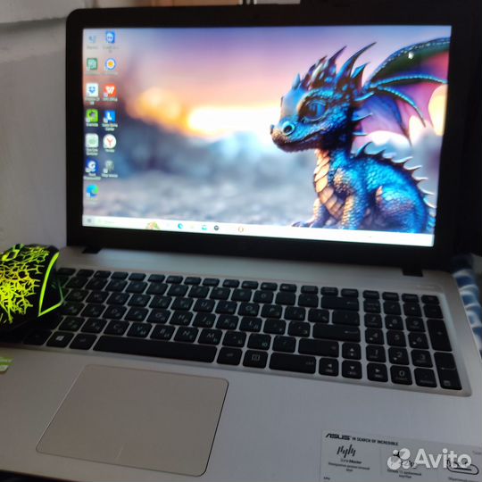 Игровой Мощный Asus /core i3/8gb/ 2видеокарты