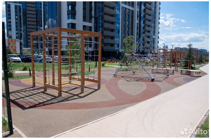 Резиновое покрытие из резиновой крошки