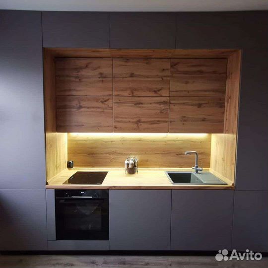 Кухонный гарнитур прямой