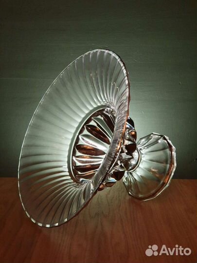 Ваза для фруктов чсср, винтаж ретро