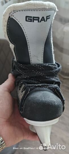 Коньки хоккейные graf 33 размер