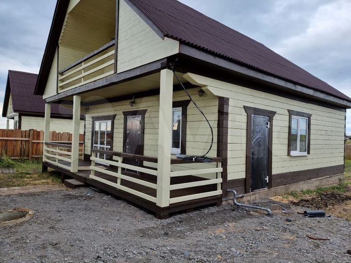 Коттедж 140 м² на участке 7 сот.