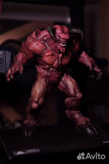 Фигурка барон ада из игры doom ручная работа