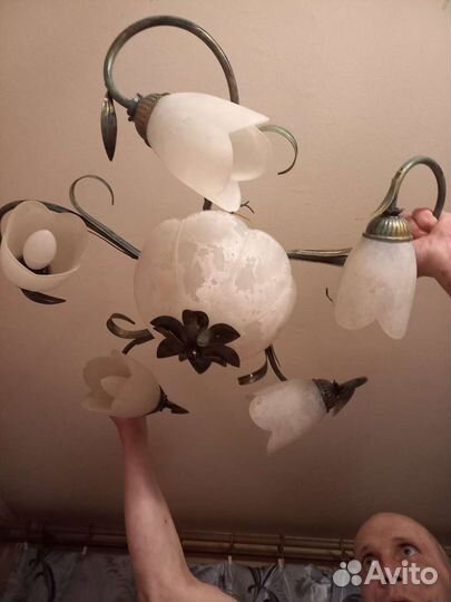 Люстра потолочная винтаж