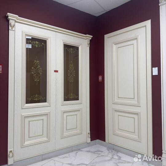 Двери межкомнатные белые o-6776