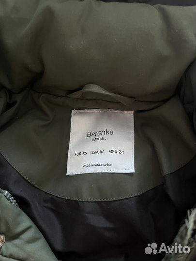 Пуховик bershka женский