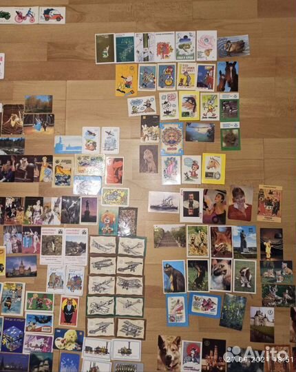 Календарики 1976-2011. 250 шт