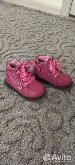Ботинки для девочки 22 размер