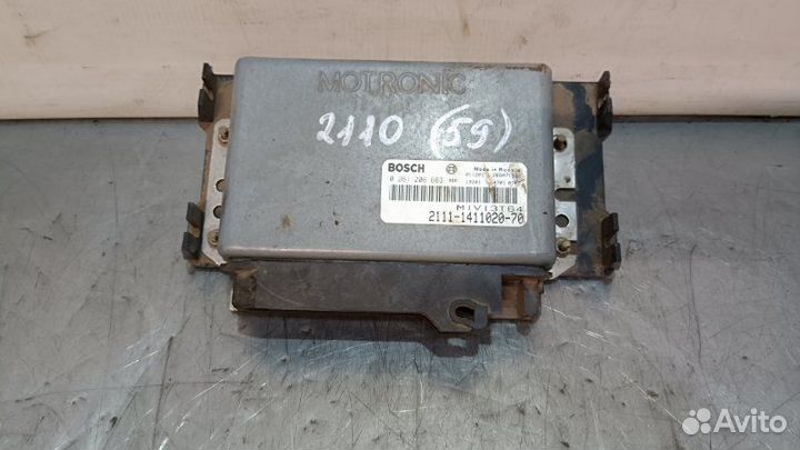 Блок управления двигателем эбу Ваз 2110 2111 2002