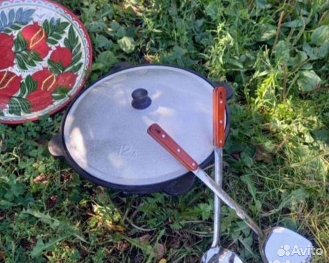 Казан чугунный узбекский 12 литров